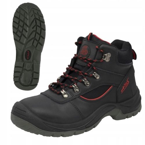 ART.MAS Btcrh schwarze Arbeitsstiefel, Größe 43