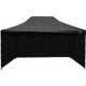 Gartenpavillon, Zelte - AGA Zelt 3 Wände 4,5 x 3 x 2,9 m schwarz