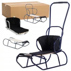  Traditioneller Metallschlitten To-Ma toma2materac blau