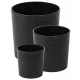  Blumentopf mit Einsatz Lamela Malwa Dłuto 19x19 cm schwarz + 2 weitere Produkte