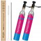  2x GAS ZUM FÜLLEN DER ROSA SODA-FLASCHE FÜR DEN TERRA ART GAIA DUO SATURATOR