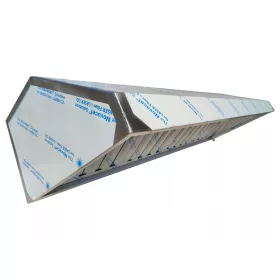 Catering-Abzugshaube 2000 x 700 x 400, Filterrohr