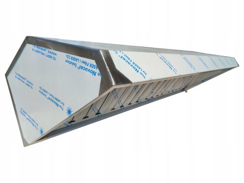Catering-Abzugshaube 2000 x 700 x 400, Filterrohr