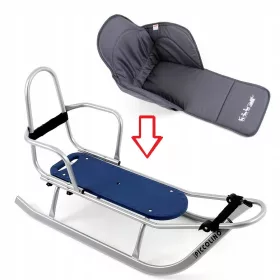  Adbor Piccolino Schlittenmatratze, grau