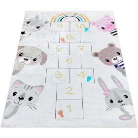    TEPPICH 120x170, KINDERGRAD, RUTSCHFEST, MASCHINENWASCHBAR, LEICHT