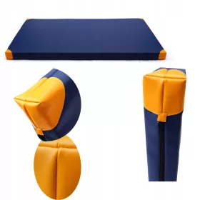  TOFFEL Gymnastikmatratze blau 200 cm x 120 cm