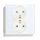 DC Smart Home Wandsteckdose, weiß