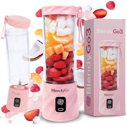  BlendyGo 3 Mixer – Kabelloser USB-Rosa
