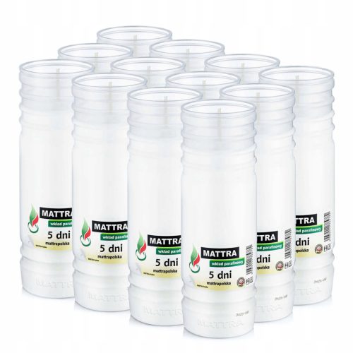  Paraffineinsatz für Kerzen Mattra 19 cm