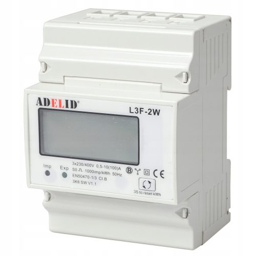 Adelid 400 V IP20 100 A Zähler