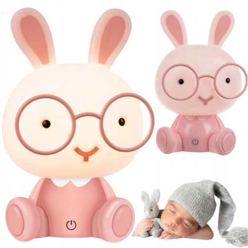  NICEKIDS Nachttischlampe, rosa und lila