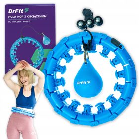  Hula Hoop mit DrFit-Noppen, 120 cm, blau
