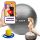  DrFit Gym Rehabilitationsball mit Pumpe, 75 cm, grau