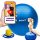  DrFit Fitness Gymnastikball mit Pumpe, 65 cm, blau