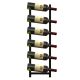 Weinregale Wandmontiertes Weinregal für 6 Flaschen. Regal