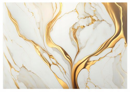 Fototapete MARMOR GOLD Stein Abstraktion 368x254