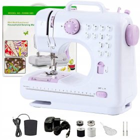  Heim-Mini-Nähmaschine 12 Stiche mit Pedal