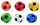 Gummiball FUSSBALL 4591