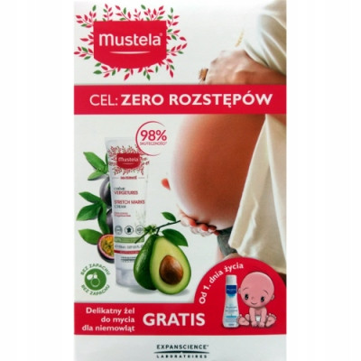  Mustela Maternite Creme gegen Dehnungsstreifen 150 ml + Gel 200 ml