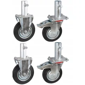 RÄDER 4 STÜCK GERÜST Warschauer Rad 125