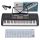  Meike Orgel MK-632 Keyboard für Kinder mit Mikrofon-Stromversorgung