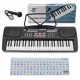  Meike Orgel MK-632 Keyboard für Kinder mit Mikrofon-Stromversorgung