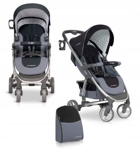  Easy Go Virage Kinderwagen, grau
