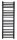 Wasserbadheizkörper Scarlet 495 W 400 x 1370 mm schwarz