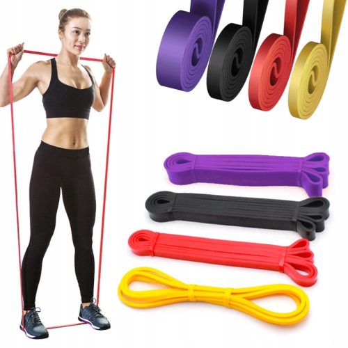  SET MIT 4 POWER-BAND-ÜBUNGSWIDERSTANDSLEITFADEN