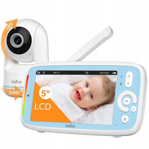  Weißes elektronisches Babyphone von Boifun