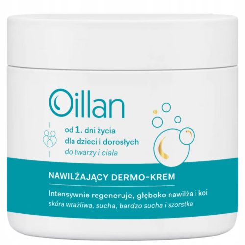 Oillan Dermo Krem mit Avena Öl Active - Intensive Hautpflege, 500 ml