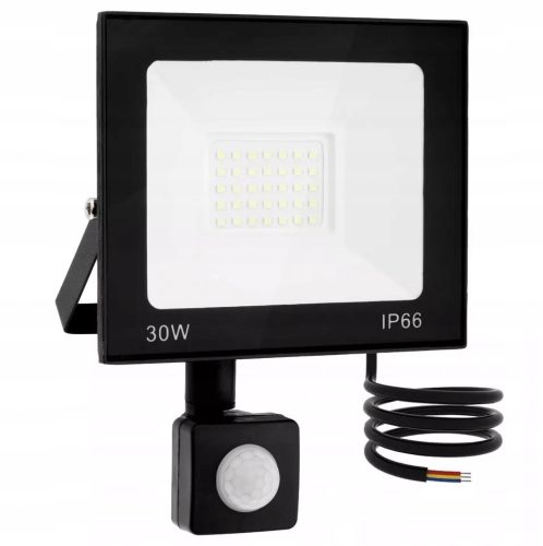  Halogen-LED-Lampe mit Bewegungssensor PrzydaSie 4015 30W IP66 2400 lm kaltweiß