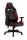  Sense7 Vanguard Gaming-Stuhl, schwarzes und rotes Öko-Leder