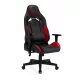  Sense7 Vanguard Gaming-Stuhl, schwarzes und rotes Öko-Leder