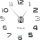 Uhr für zu Hause Ruhhy Wanduhr, Grautöne, 130 cm