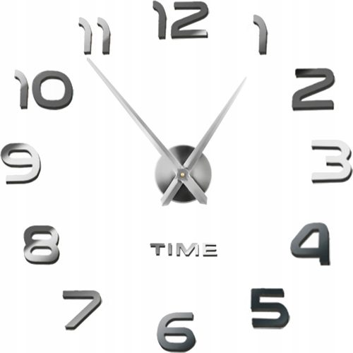 Uhr für zu Hause Ruhhy Wanduhr, Grautöne, 130 cm