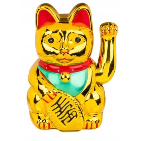  LUCKY CAT XXL winkt mit einer PFOTE 21cm MANEKI NEKO