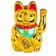  LUCKY CAT XXL winkt mit einer PFOTE 21cm MANEKI NEKO