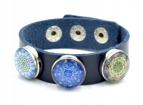  Riemenarmband 3x SNAP-Öse, 100 Designs