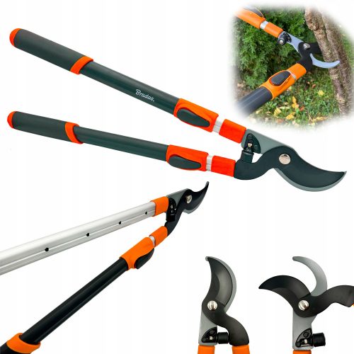 Gartenscheren und Heckenscheren Bradas KT-V1250 Handschere 100 cm + Bradas Handschuhe Größe L