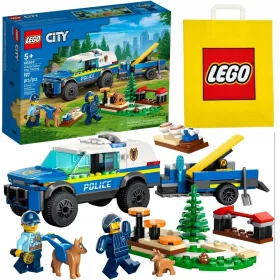    LEGO City 65319 Polizeihundetraining im Feldwagen Polizeiwagenanhänger Polizei + VP Papiertüte LEGO 6315792 Mittelgroß