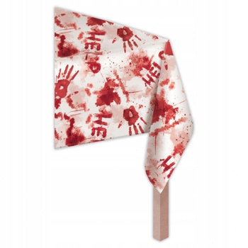  Blutige Folientischdecke 137 x 259 cm Spuren von Blut helfen