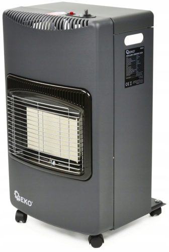 Geko Gasheizung 4200 W schwarz 42 x 74,5 mm