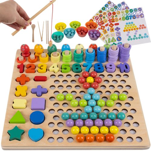 Kruzzel DU17252 Holzpuzzle mit Perlen