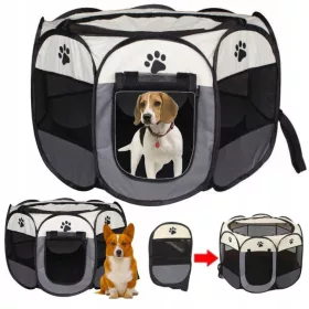  FALTBARES LEICHTES SPIELBETT FÜR HUNDE UND KATZEN, 75 cm