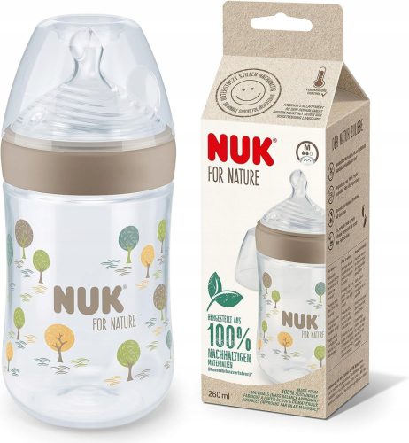  NUK FOR NATURE Flasche + Schnuller M 260ml