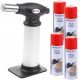 Gasbrenner für Creme Brulee XL + 4x Hendi-Gas