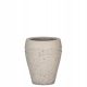  Töpfertöpfe 27 cm x 27 x 32 cm Stein Fiberglas weiß