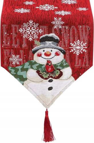  WEIHNACHTSTISCHDECKE WEIHNACHTSSCHNEEMANN