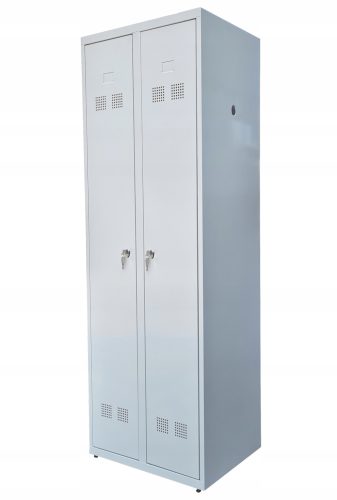 Arbeitsschutz-Kleiderschrank 89652, zweitürig, 180 cm x 60 cm